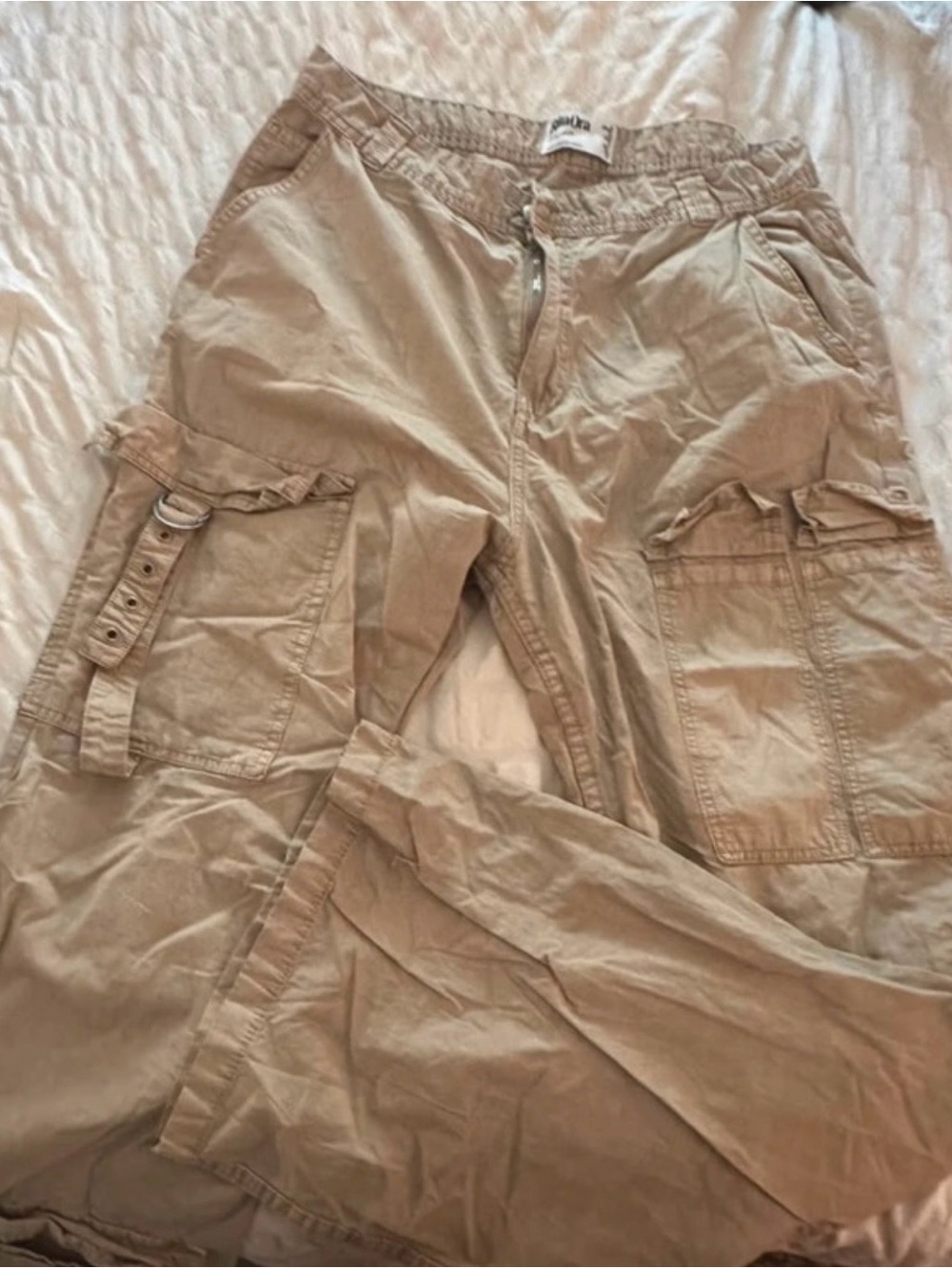 Women’s Casual Cargo Pants in Khaki